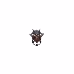 Viking Visit Door Knocker, Grey, 18.5cm