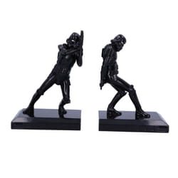 Nemesis Now Shadow Stormtrooper Bookend Figurines 18.5cm, Resin, Black, Original Stormtrooper Merchandise, Two Stormtrooper Figures to Keep Your Book