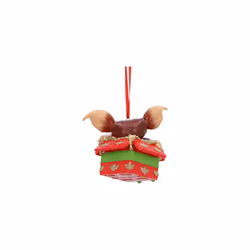 Nemesis Now Gremlins Gizmo Gift Hanging Ornament 10cm, Resin, Officially Licensed Gremlins Merchandise, Gremlins Christmas Decoration, Cast in the