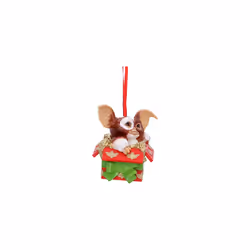 Nemesis Now Gremlins Gizmo Gift Hanging Ornament 10cm, Resin, Officially Licensed Gremlins Merchandise, Gremlins Christmas Decoration, Cast in the