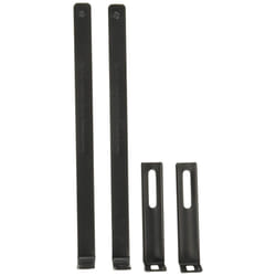Universal Office Products 8173 Adjustable Cubicle Hangers, Black, Set of Two