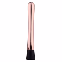 Cocktail Muddler Stainless Steel Bar Manual Drink Mixer Mojito Masher Pestle 8" - Copper