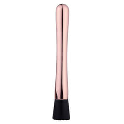 Cocktail Muddler Stainless Steel Bar Manual Drink Mixer Mojito Masher Pestle 8" - Copper