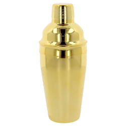 Cocktail Shaker with Built in Strainer Cocktail - Gold