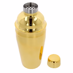 Cocktail Shaker with Built in Strainer Cocktail - Gold