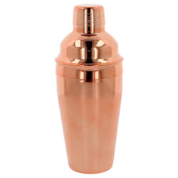 Cocktail Shaker with Built in Strainer Cocktail - Copper