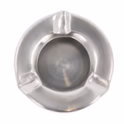 Metal Ashtray Round Ash Tray Cigarette Smoking Outdoor Pub Windproof