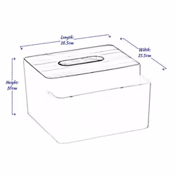 Tissue Box Dispenser Napkin Storage Box Holder Makeup Cosmetic