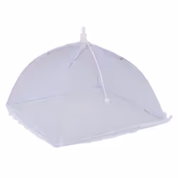 Pop Up Food Cover Protector Mesh Net Umbrella Collapsible Cover Party BBQ Picnic - Blue