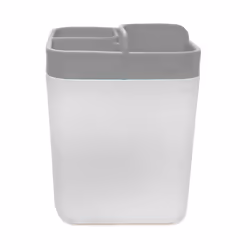 Desk Stationary Organiser Pen Pencil Pot Storage Tidy Holder Sink Cutlery Caddy - Grey