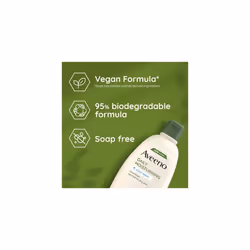 Daily Moisturising Body Wash, With Soothing Oat, Suitable For Sensitive Skin, Gently Cleanses and Nourishes, Soap-Free, Lightly Scented, 500ml