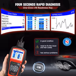Autel AutoLink AL519 OBDII/EOBD Scanner Views freeze frame data OBD2 Code Reader ,Upgraded Version of AL31