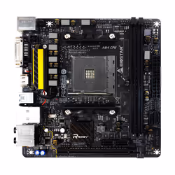 Biostar X370GTN, AMD, Socket AM4, AMD A, AMD Athlon, AMD Athlon™ X4, AMD Ryzen 2000 Series, AMD Ryzen 3000 Series, 95 W, DDR4 ...