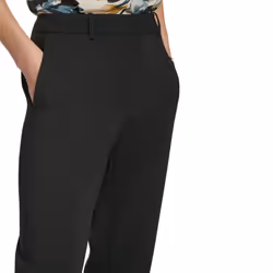 DKNY Women's Fixed Waist Skinny Pant  Black