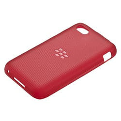 BlackBerry Q5 Soft Shell - Pure Red Translucent mobile phone case Cover