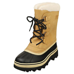 SOREL Caribou Waterproof Womens Ankle Boots in Buff - 4