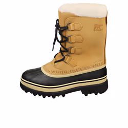 SOREL Caribou Waterproof Womens Ankle Boots in Buff - 4