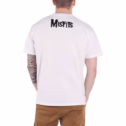 Misfits Jurek Skull All Over Print T Shirt - M, White