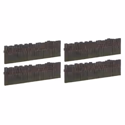 Scenecraft Sleeper Built Fencing (Pre-Built)