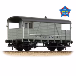 25t 'Dance Hall' Brake Van BR Early Grey