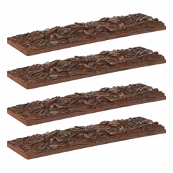 Scenecraft Scrap Metal Loads SSA Wagons 4pc(Pre-Built)