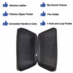 Marshal Leather Book Covers/Bible Covers with Handle (Small)