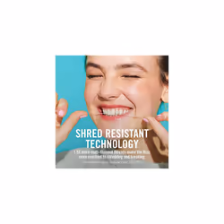 Dentotape Waxed Dental Floss with Extra Wide Cleaning Surface for Large Spaces Between Teeth, Unflavored, 100 Yards