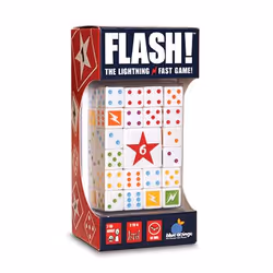 Blue Orange Flash!, Cube (6 sides), Adult & Child, 7 yr(s), 10 min, 6 Scoring Chips, 1 Scoring Pad, 1 Travel Bag