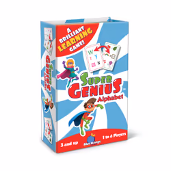 Blue Orange Super Genius Alphabet, Card Game, Matching, 3 yr(s)