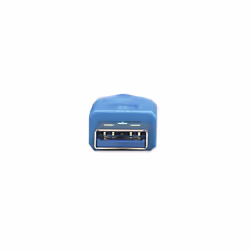 Manhattan USB-A to USB-A Extension Cable, 2m, Male to Female, Blue, 5 Gbps (USB 3.2 Gen1 aka USB 3.0), Equivalent to USB3SEXT2MBK (except colour), SuperSpeed USB, Lifetime Warranty, Polybag - Additional view 4