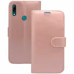 Case For Huawei P Smartz Wallet Flip PU Pouch Phone Cover - Rose Gold