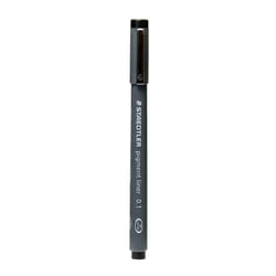 Staedtler Pigment Liner 0.1 mm Black [Pack of 5 ]