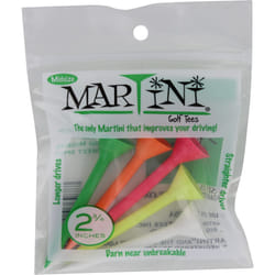 Martini Midsize 2 3/4 Golf Tees - Virtually Unbreakable - Mixed
