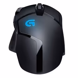 Logitech G Hyperion Fury, Right-hand, USB Type-A, 4000 DPI, Black