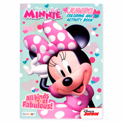 Minnie Jumbo Coloring and Activity Book Character Patterned Tool for B