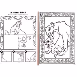 Disney - The Lion King - Gigantic Coloring & Activity Book - 200 Pages