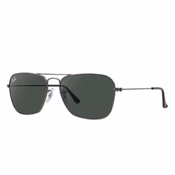 Ray-Ban CARAVAN, Adult, Unisex, Square, Non-polarized lens, Metal, Green