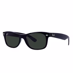 Ray-Ban NEW WAYFARER CLASSIC, Adult, Unisex, Square, Black, Polarized lens, Nylon