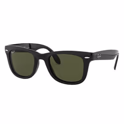 Ray-Ban WAYFARER FOLDING CLASSIC, Adult, Unisex, Square, Black, Polarized lens, Nylon