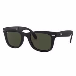 Ray-Ban WAYFARER FOLDING CLASSIC, Adult, Unisex, Square, Black, Non-polarized lens, Nylon
