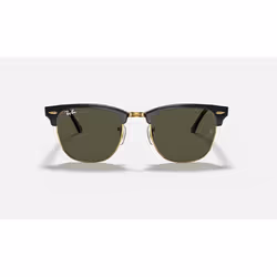 Ray-Ban Clubmaster Classic, Adult, Unisex, Clubmaster, Square, Half rim, Black