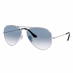 Ray-Ban AVIATOR GRADIENT, Adult, Male, Aviator, Full rim, Silver, Silver