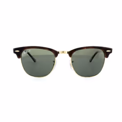 Ray-Ban Sunglasses Clubmaster 3016 990/58 Red Havana Green Polarized Small 49mm