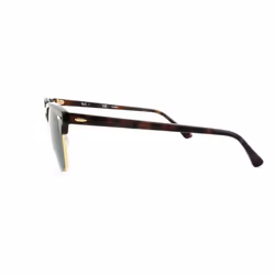 Ray-Ban Sunglasses Clubmaster 3016 990/58 Red Havana Green Polarized Small 49mm