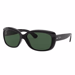 Ray-Ban JACKIE OHH, Adult, Unisex, Rectangular, Black, Polarized lens, Nylon