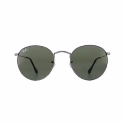 Ray-Ban Sunglasses Round Metal 3447 029 Gunmetal Green Medium 50mm