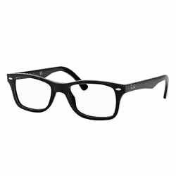 Ray-Ban RB5228, Adult, Unisex, Rectangular, Black, Non-polarized lens, Acetate