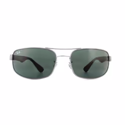 Rayban Sunglasses 3445 004 Gunmetal Green