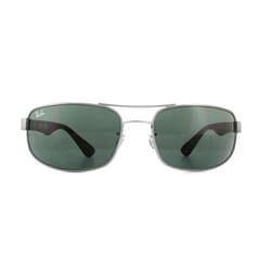 Rayban Sunglasses 3445 004 Gunmetal Green