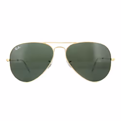 Ray-Ban Classic Aviator Gold Green Unisex Sunglasses RB3025